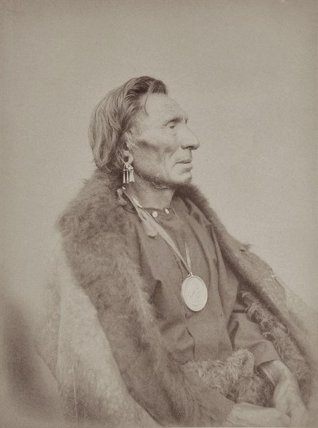 Portrait of 'Red Indian' Chief Yellow Smoke