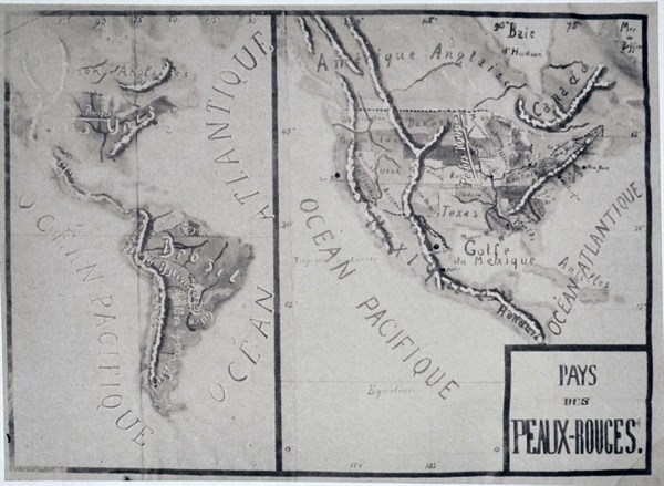 Map of the 'Red Indian' territories