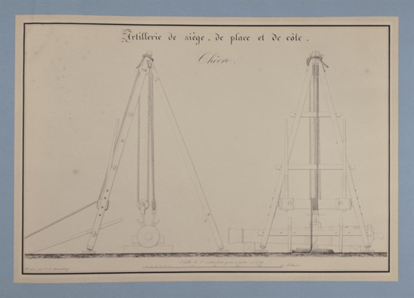 Traité d'artillerie : Chèvre d'artillerie