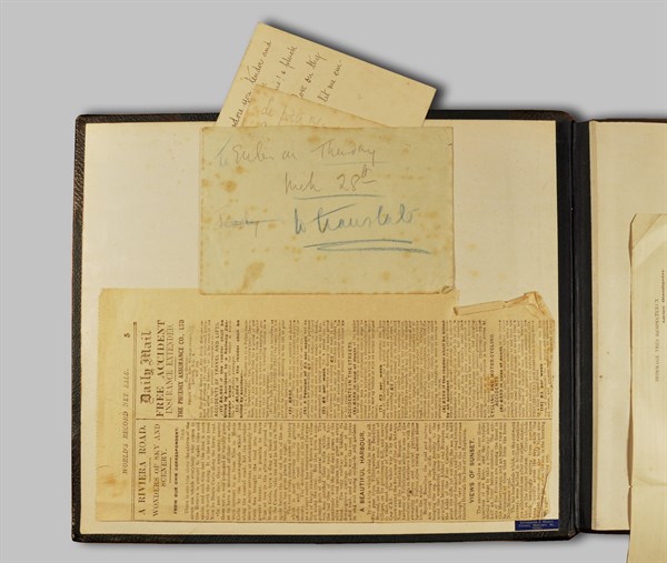 Album de voyage d'une famille anglaise à Monte Carlo en 1912