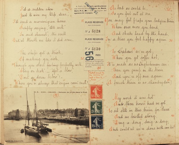 Album de voyage d'une famille anglaise à Monte Carlo en 1912