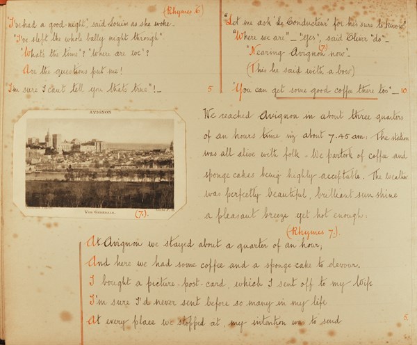 Album de voyage d'une famille anglaise à Monte Carlo en 1912