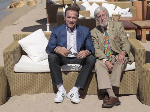 Arnold Schwarzenegger et Jean-Michel Cousteau, Festival de Cannes 2017