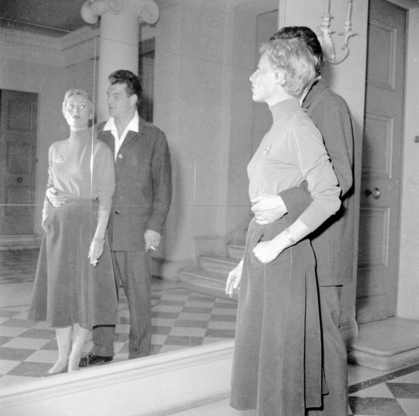 Michèle Morgan et Henri Vidal