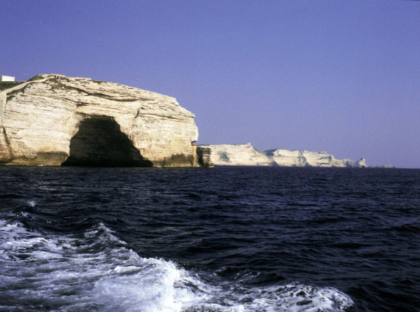 Côte entre le phare de la Madonette et l'île de Fazzio