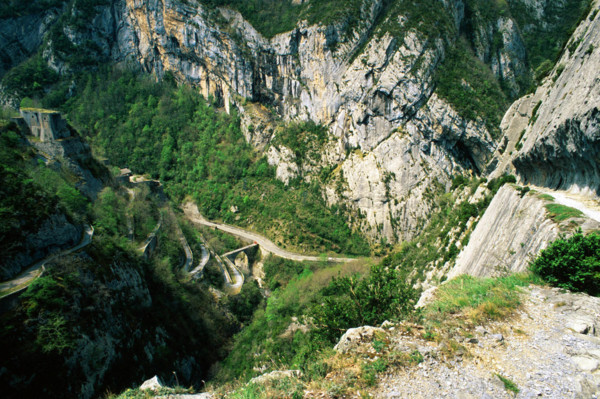 Le Portalet et le chemin de la Mâture