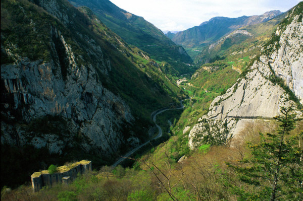 Partie nord du site vue du pylône de Garaigt