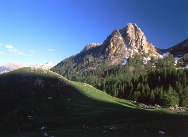 Vue des Partias en direction de la Roche Jaune