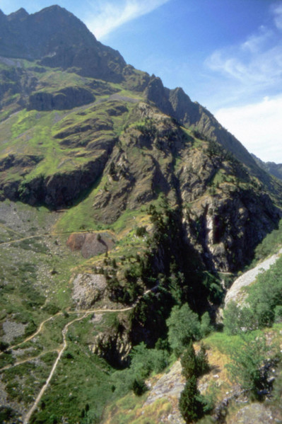 Clarabide Gorges seen from private cableway
