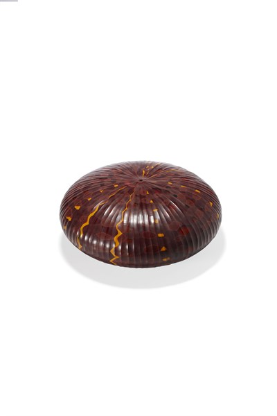 Micheluzzi, Brown Murrine vase