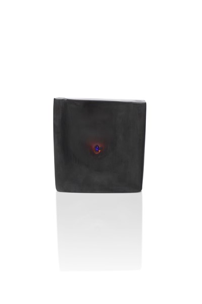 De Santillana, Untitled (Black with purple eye)