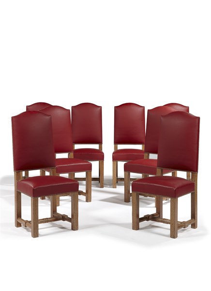 Paul Dupré-Lafon, Suite de huit chaises