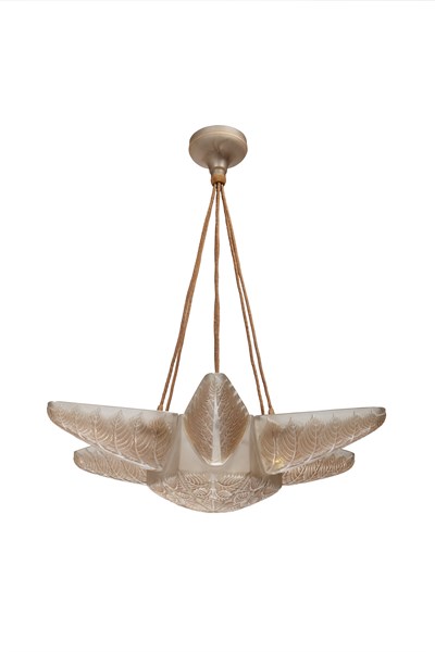 René Lalique, Lustre modèle "Noisetier"