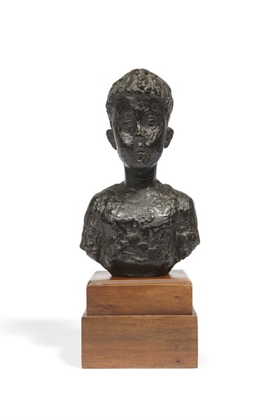 Léon Indenbaum, "Buste de Jeune Garçon"