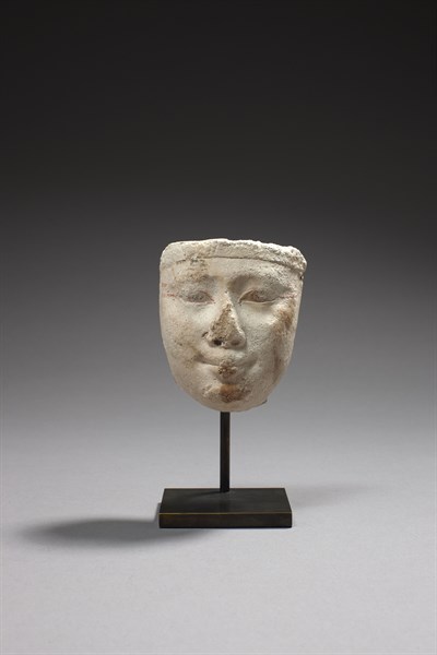 Egyptian sculptor's model figuring the face of a king