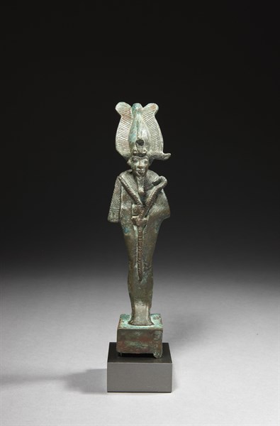Egyptian statuette of the god Osiris
