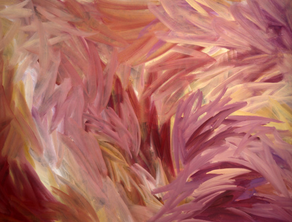 Bâche peinte. Peinture abstraite