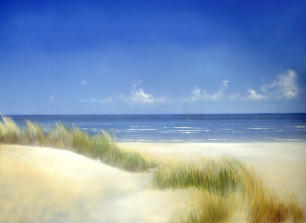 Bord de mer. Bâche peinte