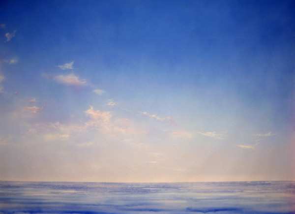 Bord de mer. Bâche peinte