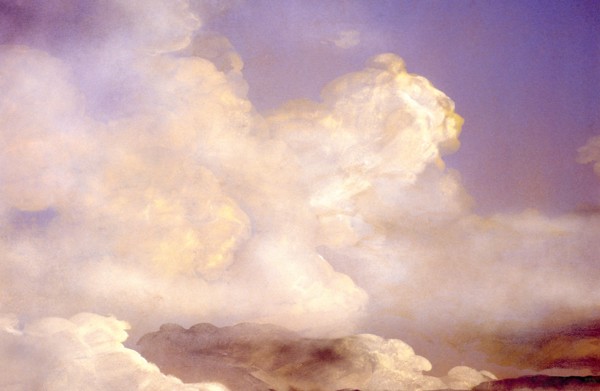 Ciel et nuages. Bâche peinte