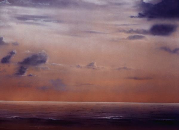 Ciel et mer. Bâche peinte