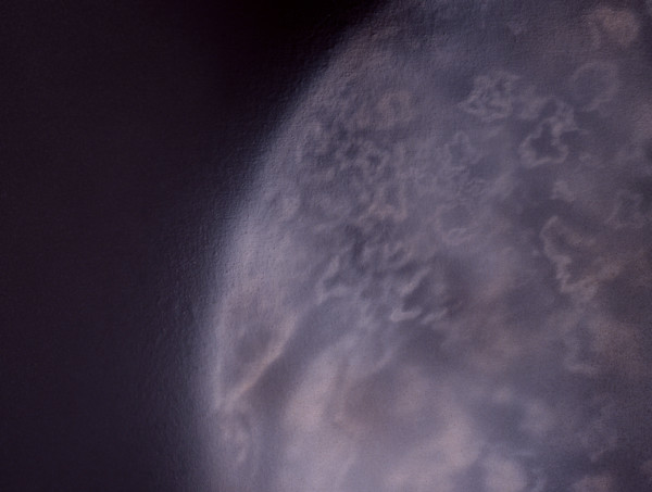 Planets. Painted canvas tarp