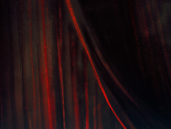 Décor peint. Rideau de théâtre