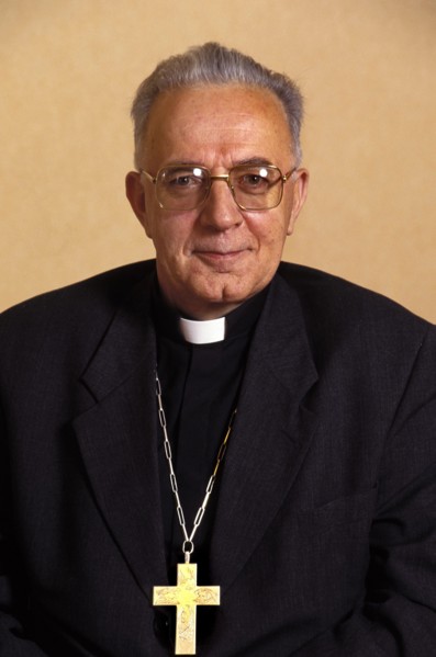 14/06/1995. MGR. JEAN BALLAND, ARCHEVEQUE DE LYON