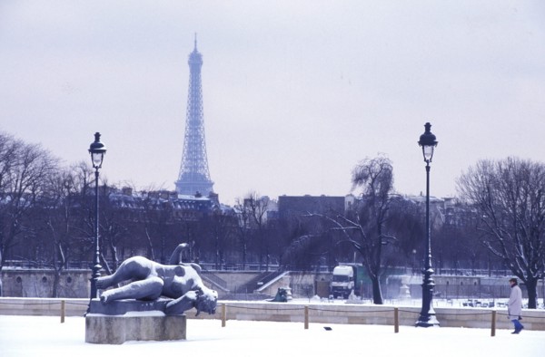 20/02/1996. LA NEIGE A PARIS