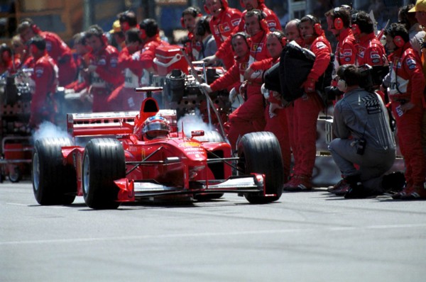 MONACO. MAY 16 TH /1999. MICHAEL SCHUMACHER WINS FORMULA ONE GP OF MONACO