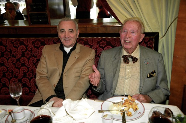 Charles Aznavour et Charles Trenet