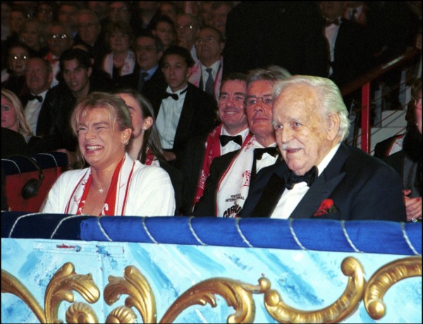 01/23/2001. The Monaco Circus Festival: prize ceremony.