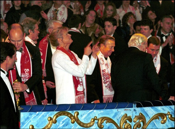 01/23/2001. The Monaco Circus Festival: awards ceremony.