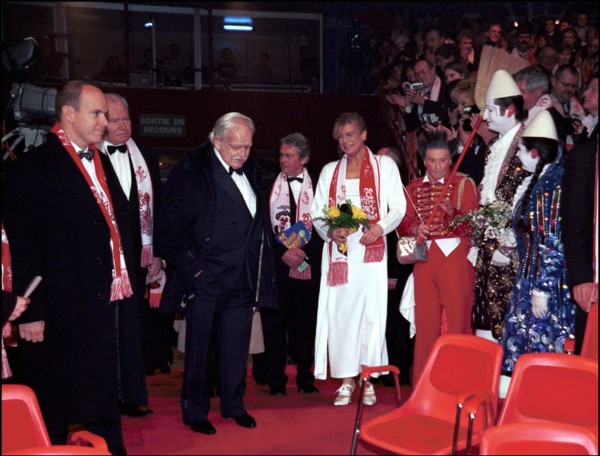01/23/2001. The Monaco Circus Festival: awards ceremony.