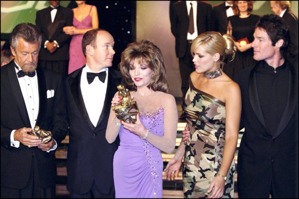 02/21/2001. 41st Monte Carlo TV festival awards ceremony.