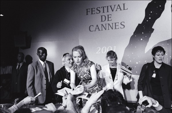 05/09/2001. 54th Cannes Film Festival: Press conference of "Moulin Rouge!".