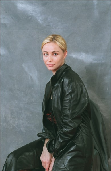 05/12/2001.  54th Cannes film festival: studio of Emmanuelle Beart and Catherine Corsini.