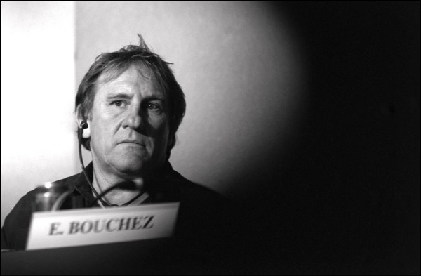 05/12/2001. 54th Cannes film festival: Press conference and photocall of "CQ" team.