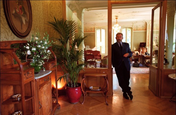 10/00/2001. EXCLUSIVE: Close-up on luxury luggage Patrick Louis Vuitton in his workshop.