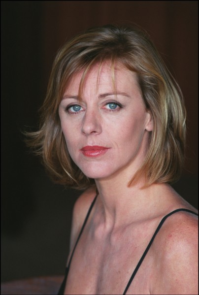 11/00/2001. Close-up Cecile Auclert stars in the TV movie "La folle de dieu".
