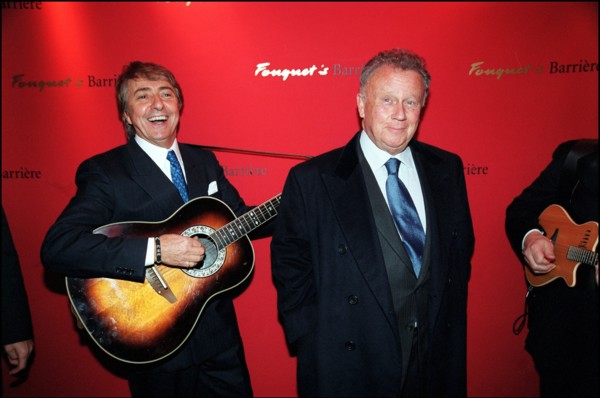 12/04/2001. Philippe Bouvard attends launch party for his latest book at Fouquet's.