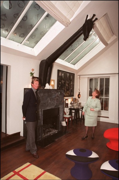 02/00/2002. Grand duke and duchess of Luxembourg, Henri and Maria Theresa, in Paris