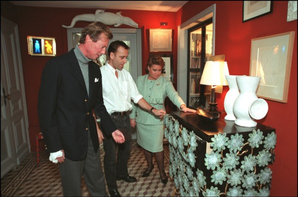 02/00/2002. Grand duke and duchess of Luxembourg, Henri and Maria Theresa, in Paris