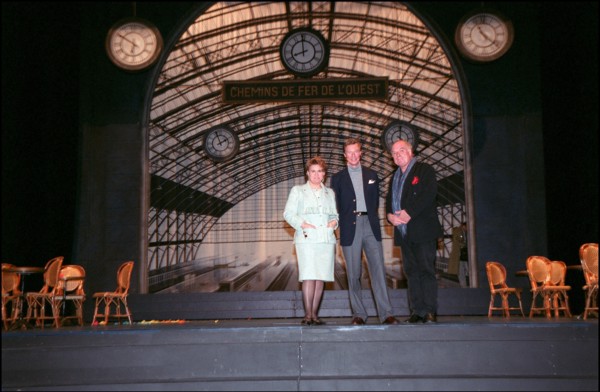 02/00/2002. Grand duke and duchess of Luxembourg, Henri and Maria Theresa, in Paris