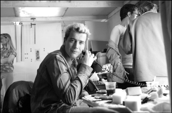 04/24/2002.  On the set of Stephane Ly-Cuong's short-running musical "Paradisco", with a casting made of stars from France's most successful musicals.