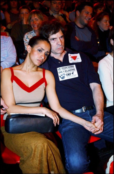 04/28/2002. French artists' meeting against "Front National" party in Paris