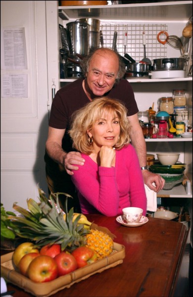 Georges Wolinski with his wife Maryse