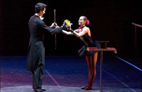06/13/2002. Maurice Bejart's latest ballet "le concours" with Laetitia Pujol.