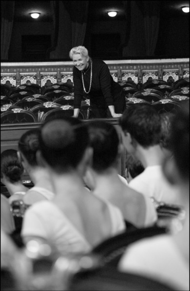 06/00/2002.  Head of Paris Opera dancing school Claude Bessy