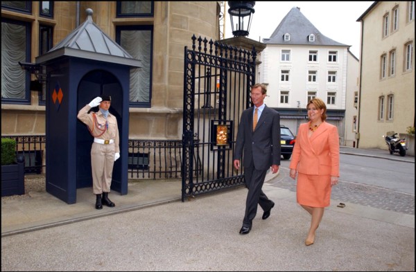 06/21/2002. Exclusive. Grand Duke Henri of Luxembourg and wife Maria-Teresa